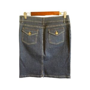 Denim pencil skirt size 6
